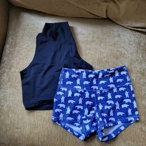 Lot of XS balera top & kft brands bottoms